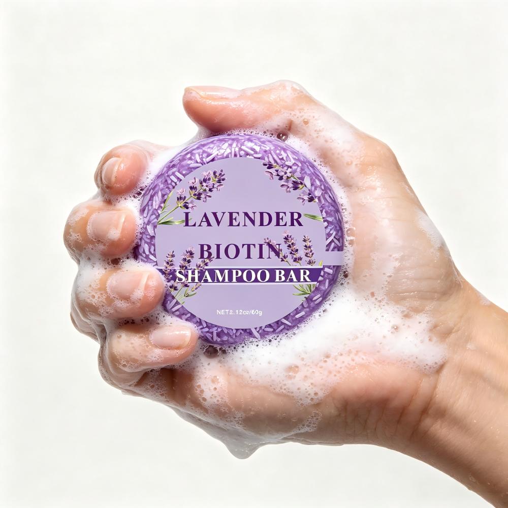 Lavender Biotin Shampoo Bar 60g