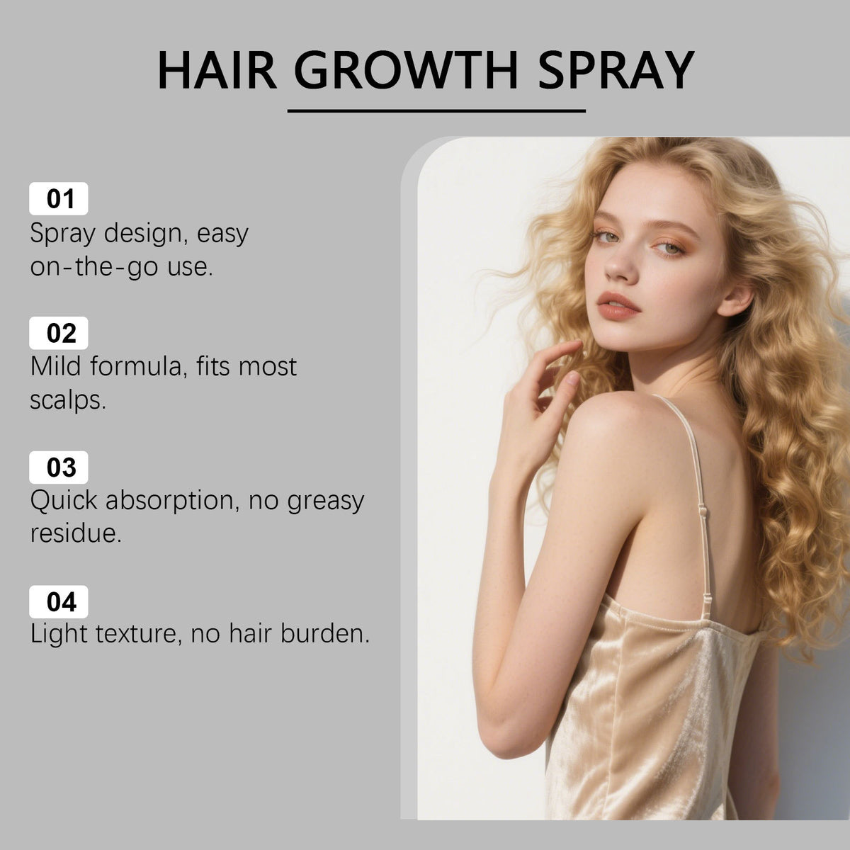 Hair Nourishing Spray 50ml - Volume & Care