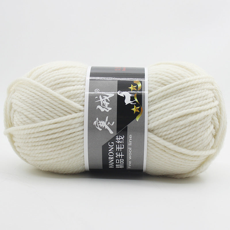 Thick Knitting Yarn Ball for Self-Woven Crafts - Cashmere Wool Material Kit