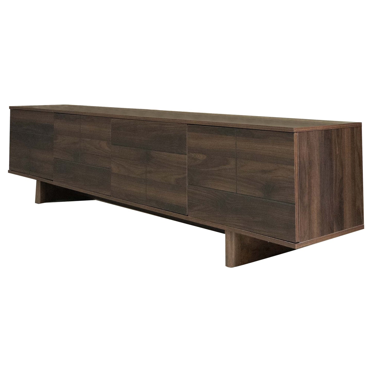 Modern 78-Inch TV Stand for TVs up to 85" - Dark Brown