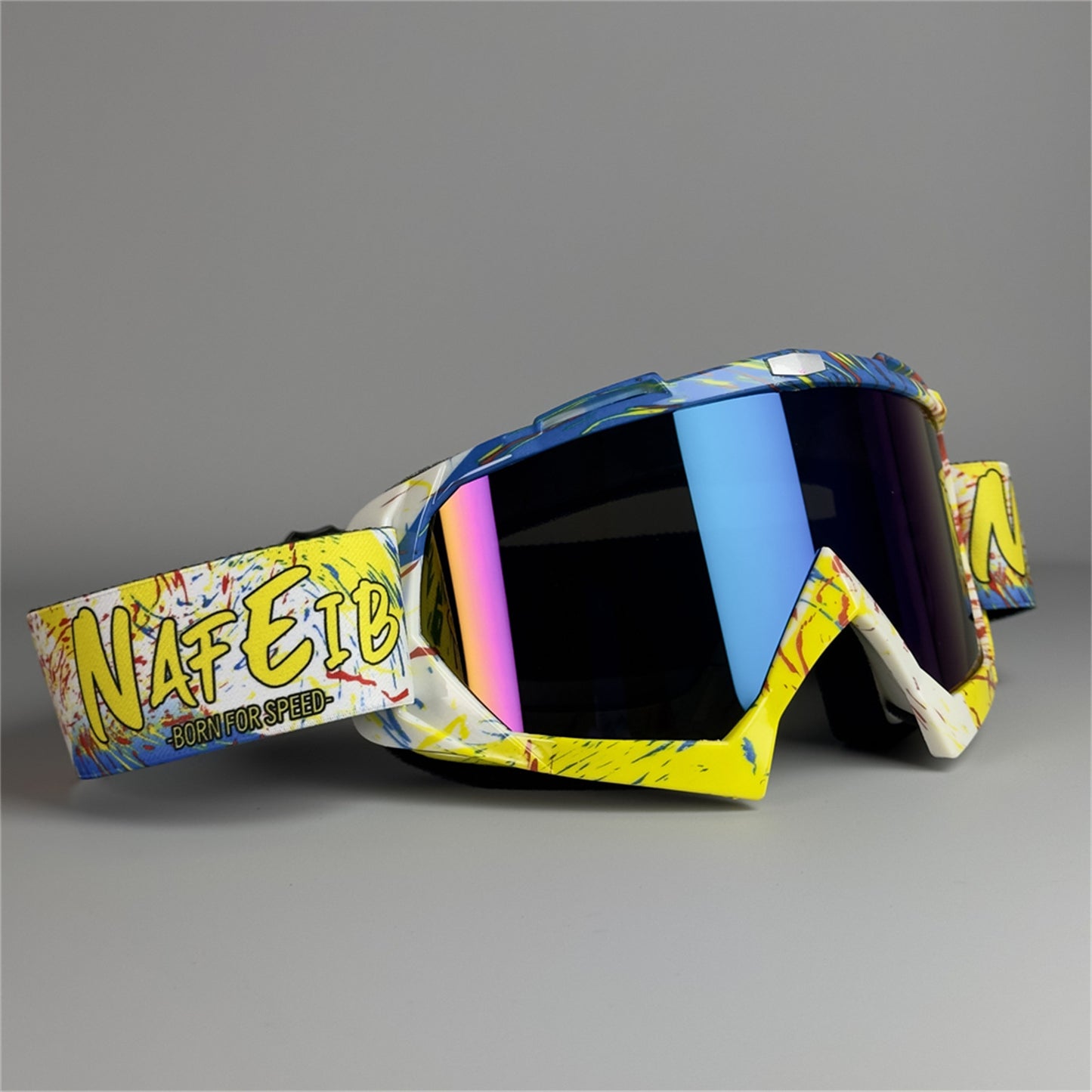 Off-Road Motorcycle Goggles - Full Rim TPU Frame