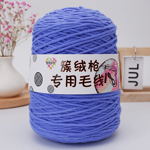Handmade Wool Tufting Yarn for DIY Carpet Crafting – Long-Staple Cotton Wool