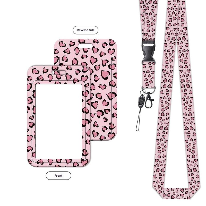 Retractable Lanyard Card Holder with Pull-Out Slot for ID Badges