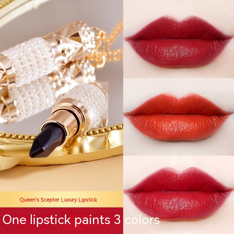 Matte Finish Moisturizing Lipstick with Three-Color Options - Queen Truncheon