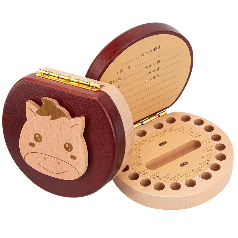 Childrens Baby Tooth Preservation Memorial Box Zodiac Collection - Multiple Colors