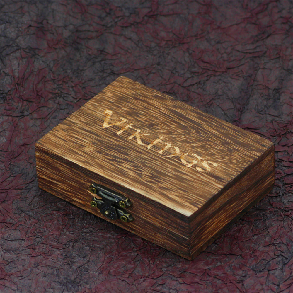 Wooden Jewelry Box with Carving Design Personalizable Gift Storage