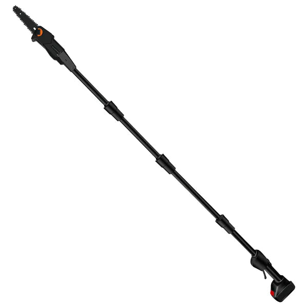 Cordless Pole Saw 7.4ft Extendable Chainsaw with 2 Batteries & Charger