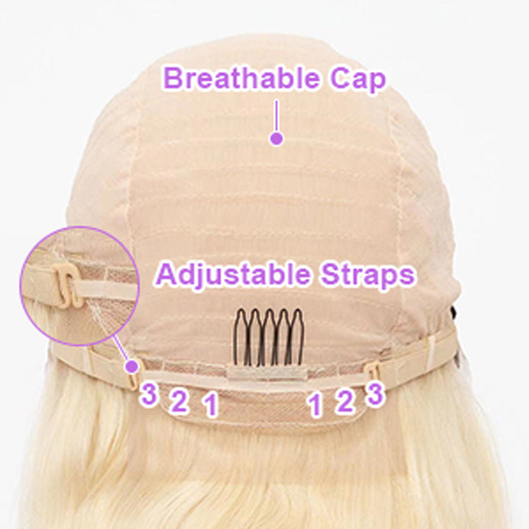 LACE Frontal Wig 13x4 Straight Human Hair 613 Blonde - All Variants