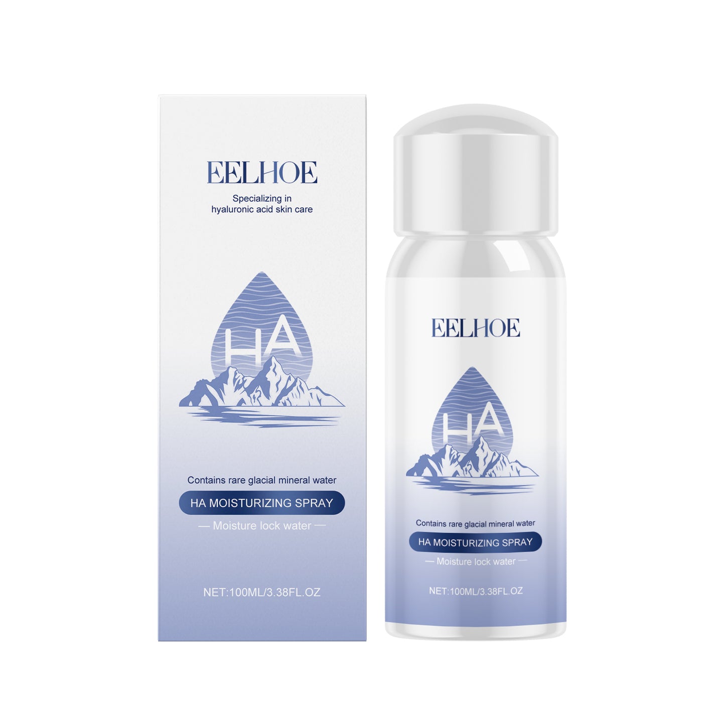 Hyaluronic Acid Hydrating Facial Spray - 100ml Moisturizing Skin Toner