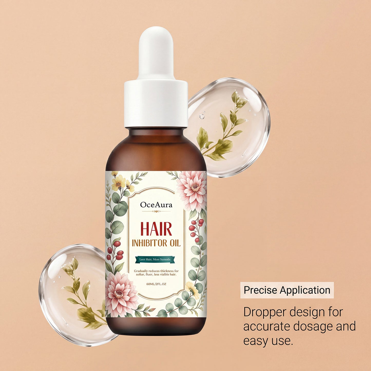 Hair Inhibitor Oil - 60ml Natural Hair Growth & Hair Removal Treatment