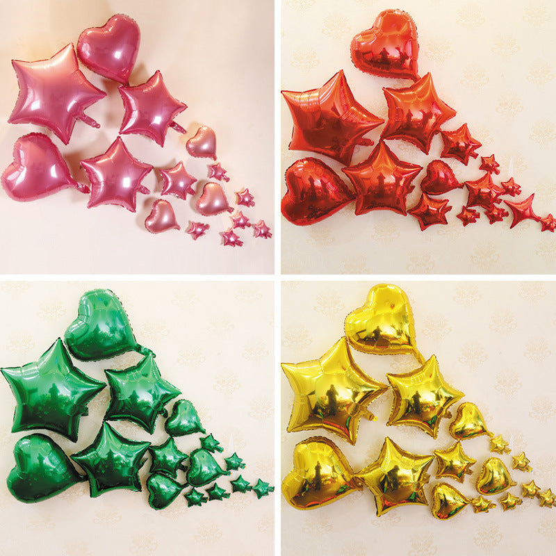Decorative Aluminum Film Balloon Set for Events and Celebrations
