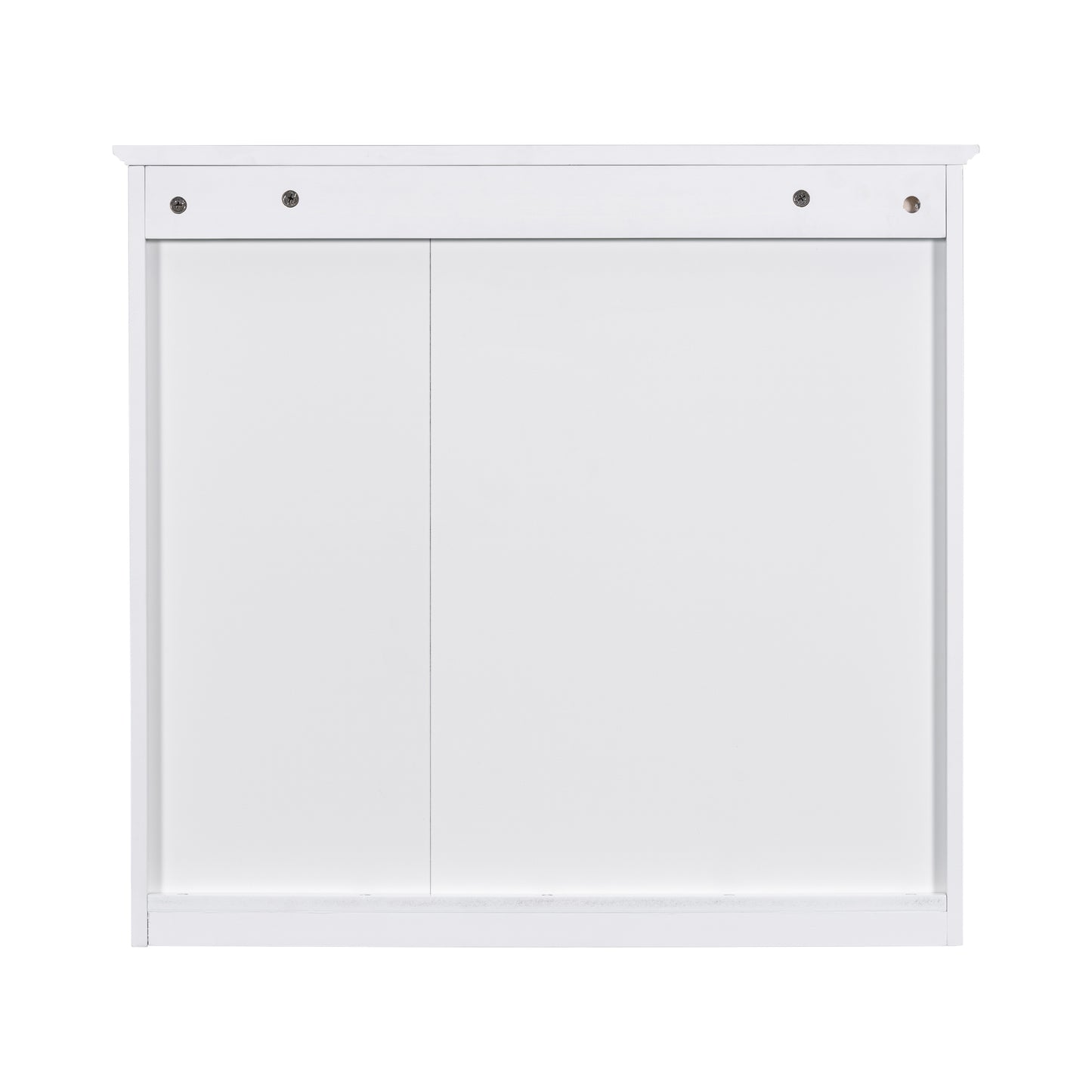 30'' Modern Bathroom Vanity with Sink & Mirror Cabinet - White