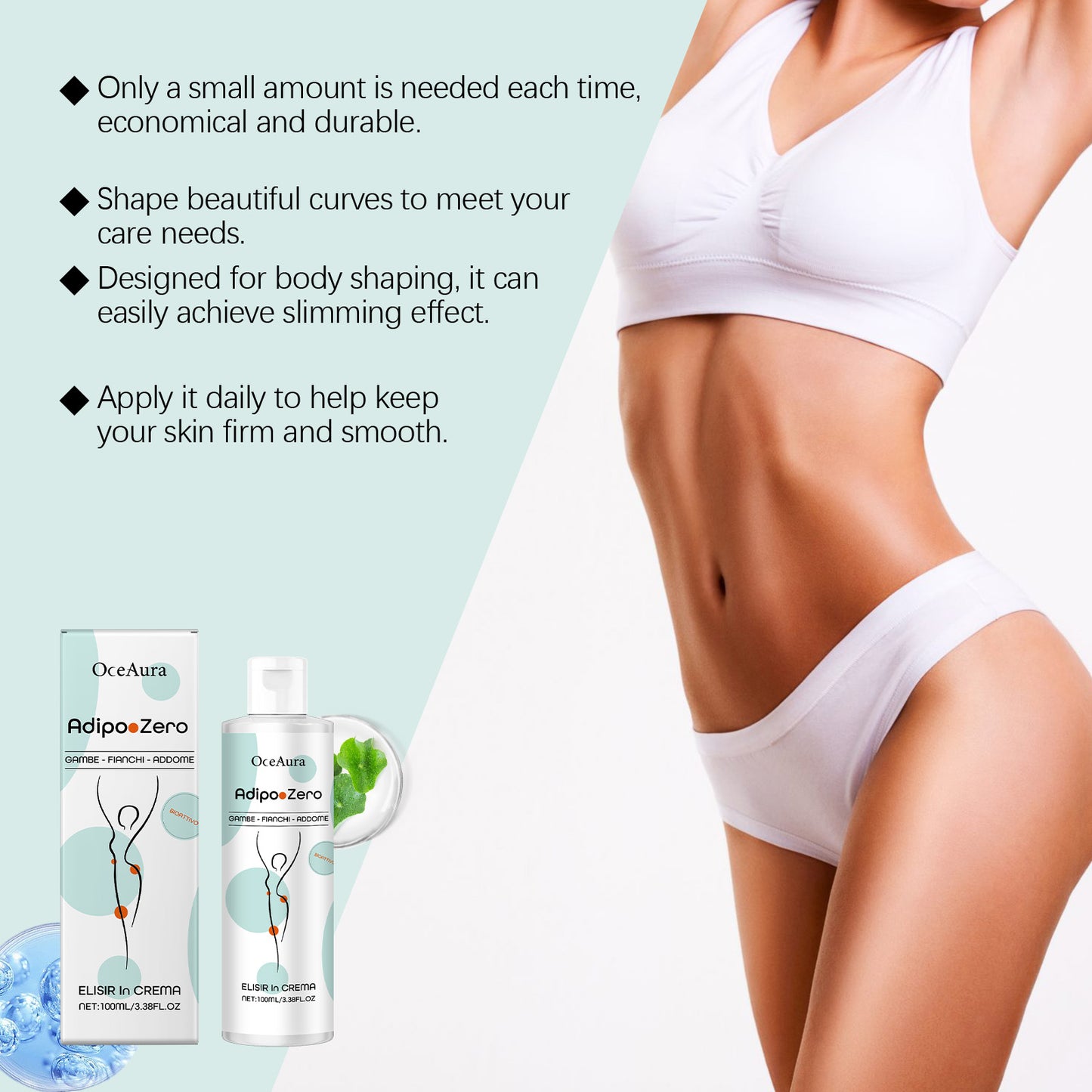 Moisturizing Body Firming Massage Cream with Collagen & Hyaluronic Acid