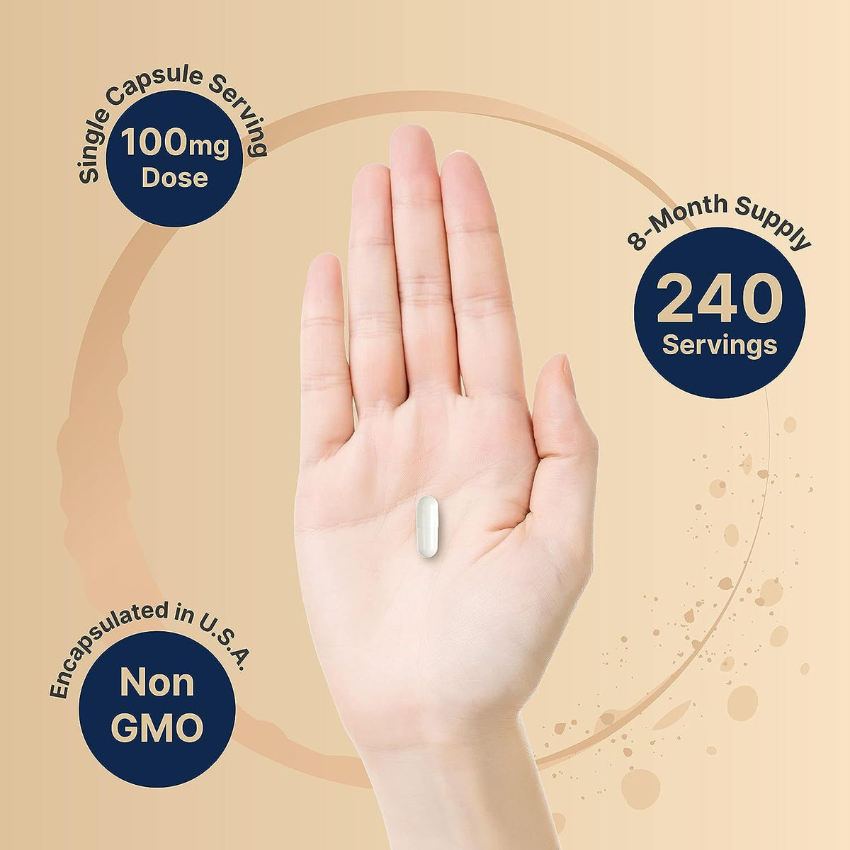 240 Tablets Health Supplement Bottle