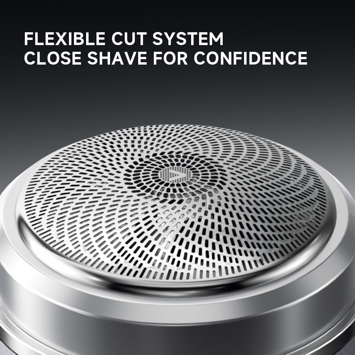 Silver Gray Electric Shaver - Portable Mini Model Z3