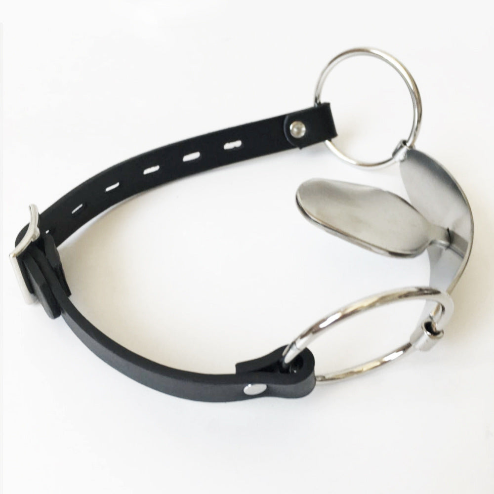 Stainless Steel Tongue Flail for Adult Wellness - Black