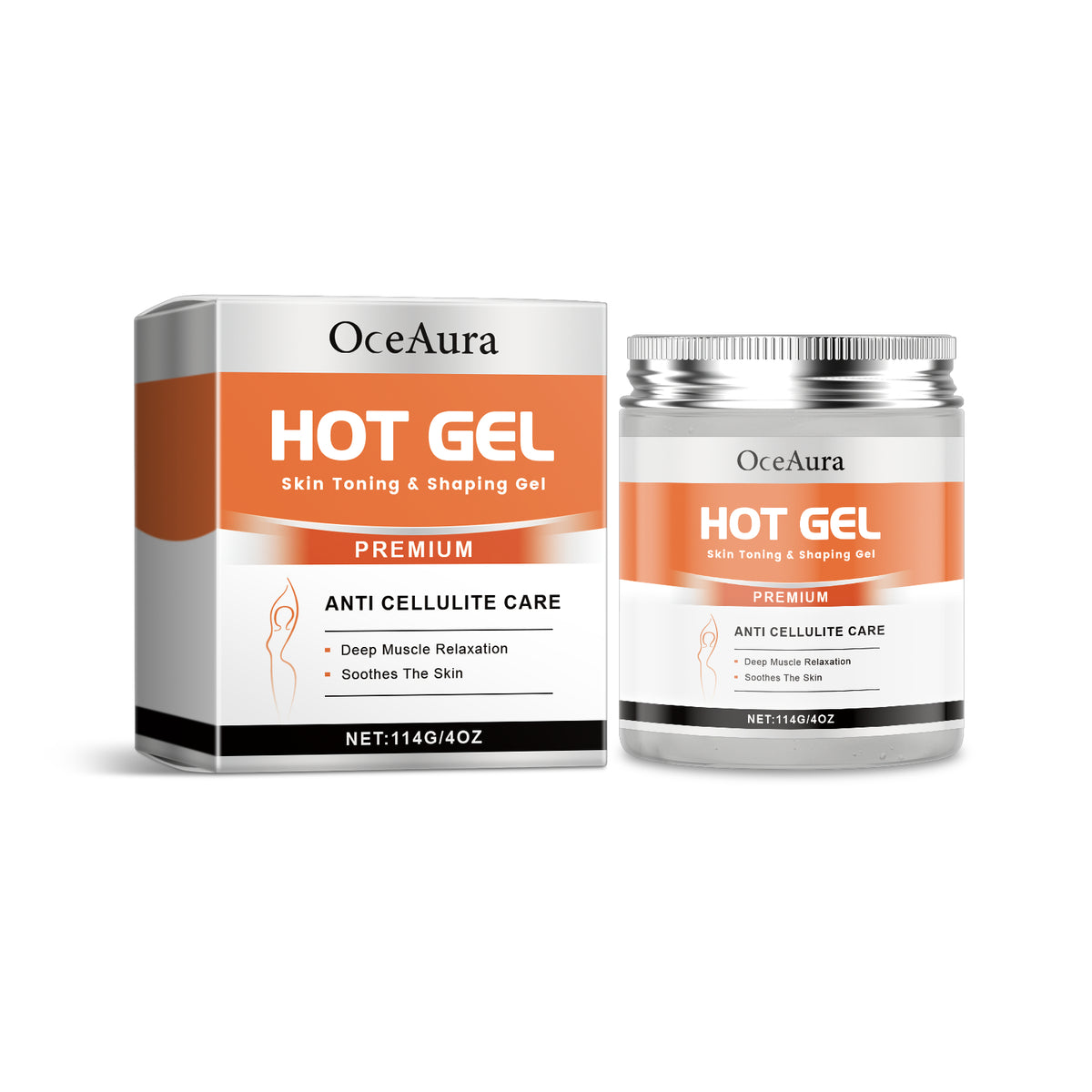 Skin Toning Shaping Gel 114g for Body Firming and Skin Care