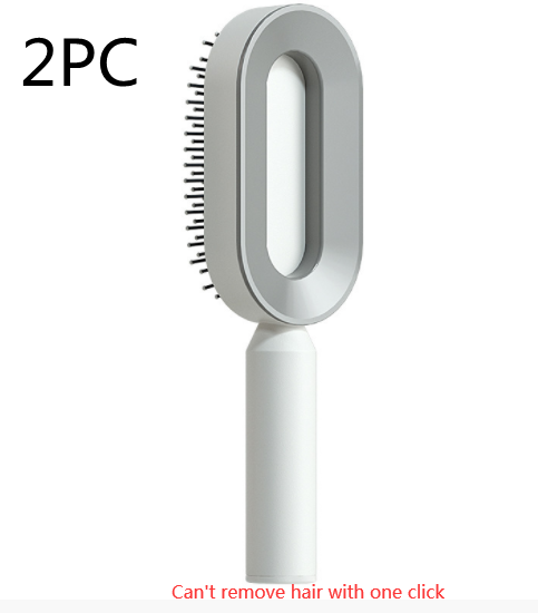 Self-Cleaning Hair Brush with 3D Air Cushion for Scalp Massage & Detangling