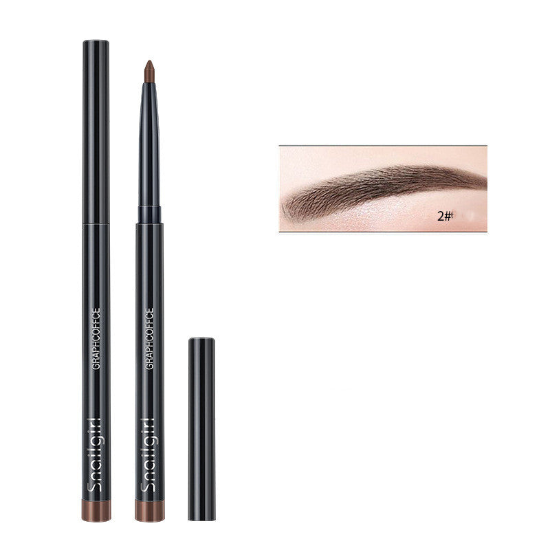 Auto-Rotating Eyebrow Pencil and Eyeliner Pen Set for Precise Makeup - 12 pcs