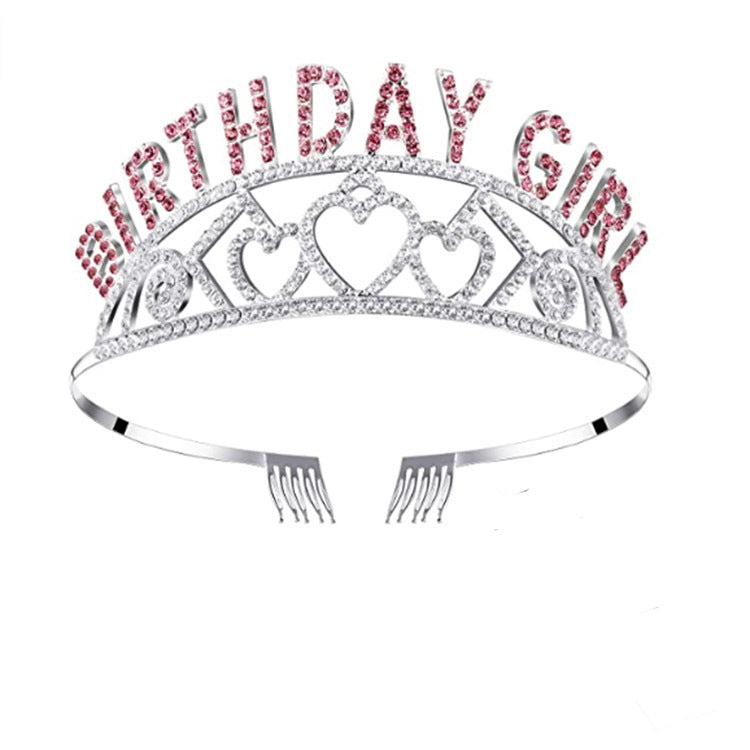 Diamond Crown Tiara Headband Party Decoration