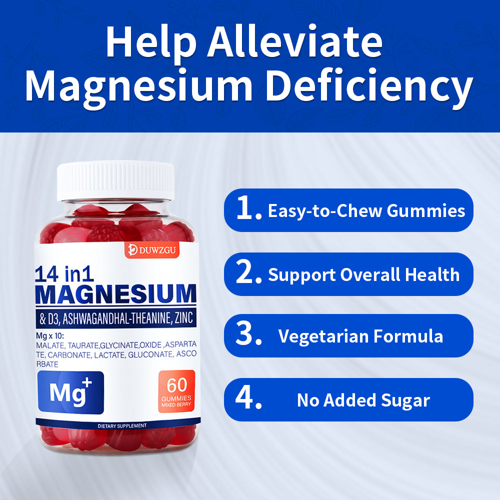 Magnesium Supplement Gummy Candies - Natural Health Support