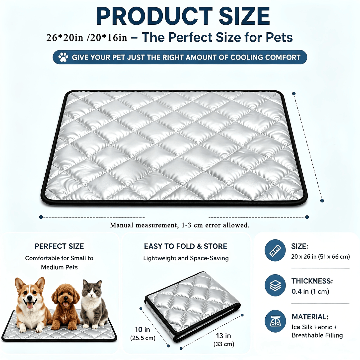 Multi-Use Waterproof Pet Mat for Dogs & Cats - Machine Washable & Dirt-Resistant