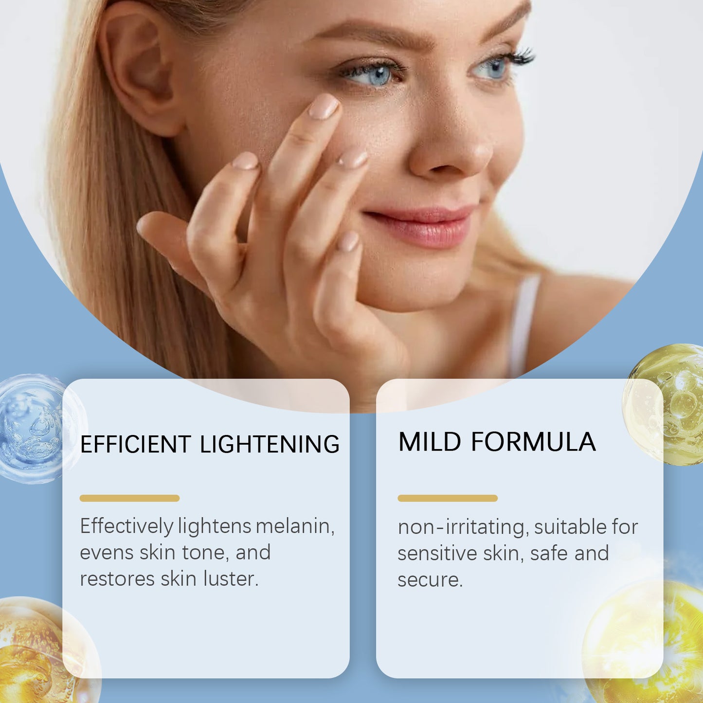 Brightening Facial Serum with Niacinamide & Hyaluronic Acid - 30ml