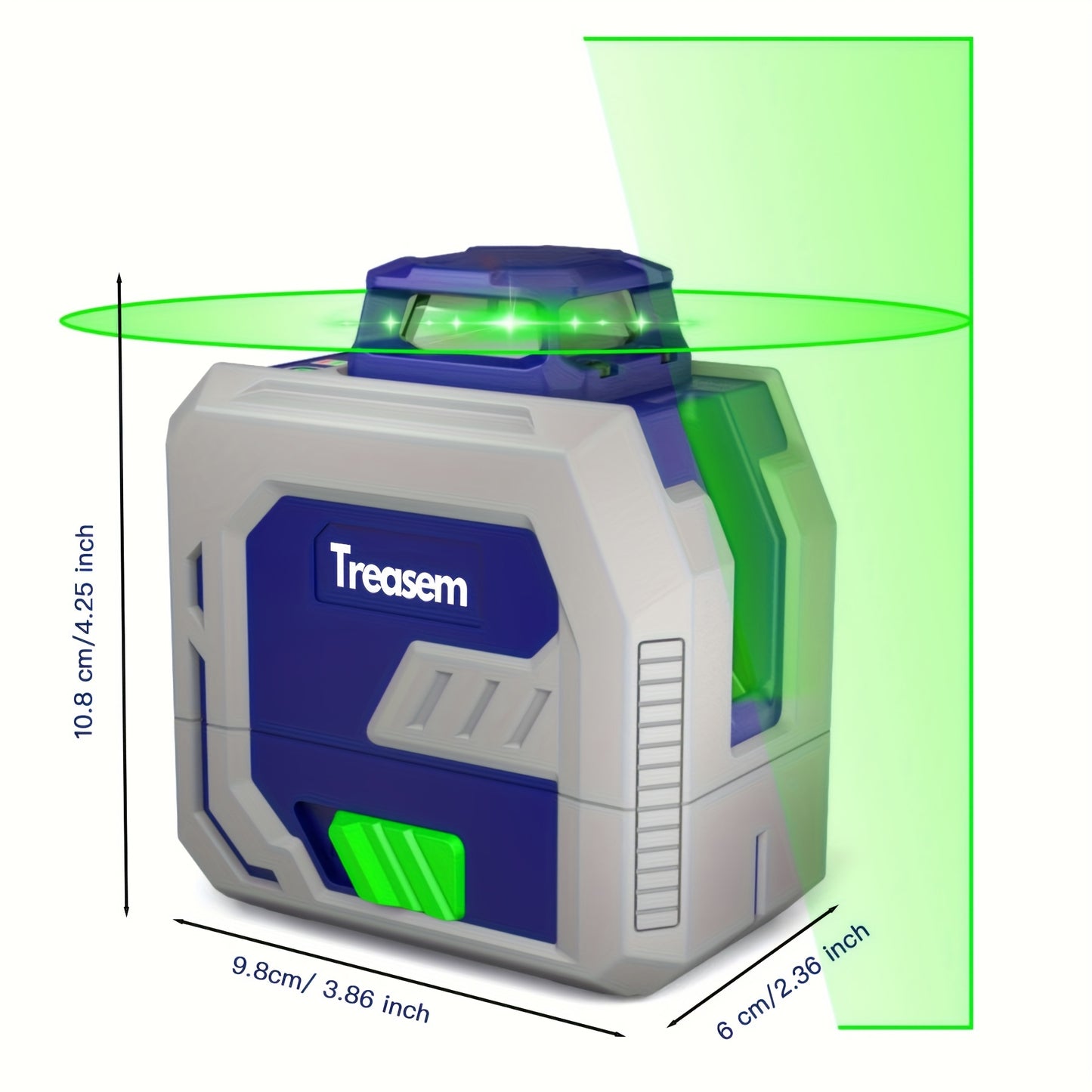 Self-Leveling Laser Level with Green Laser, Rechargeable, Tripod Mount, Model LL 3DG