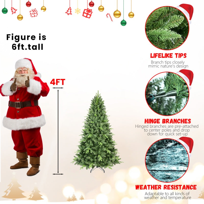 Artificial Christmas Tree - PE/PVC Mixed with Memory Wire