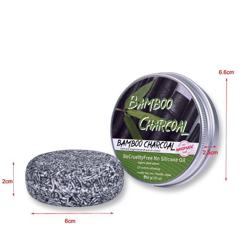 Bamboo Charcoal Shampoo Bar - 60g