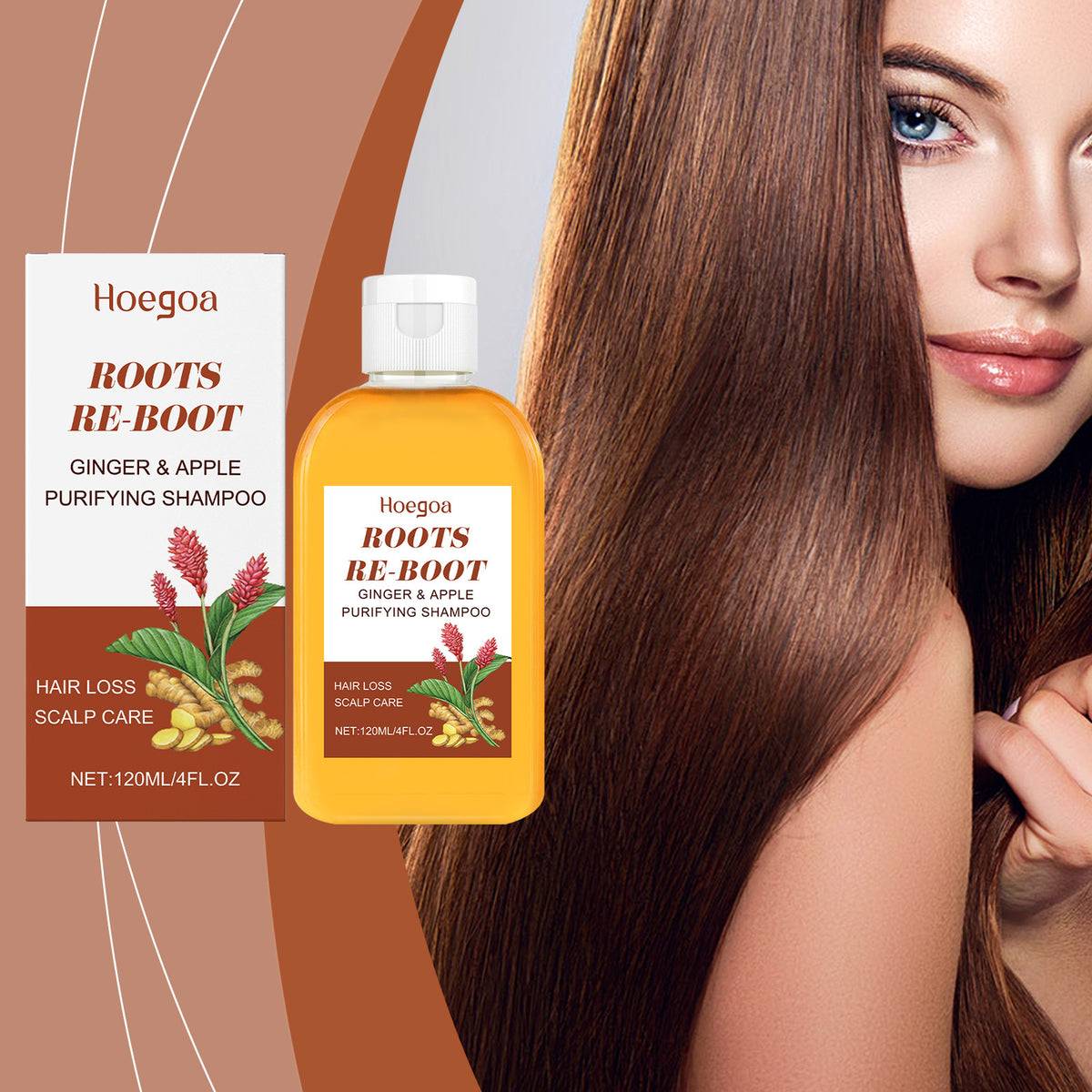 Gentle Cleansing Hair Shampoo 120ml for Sensitive Scalp & Natural Ingredients
