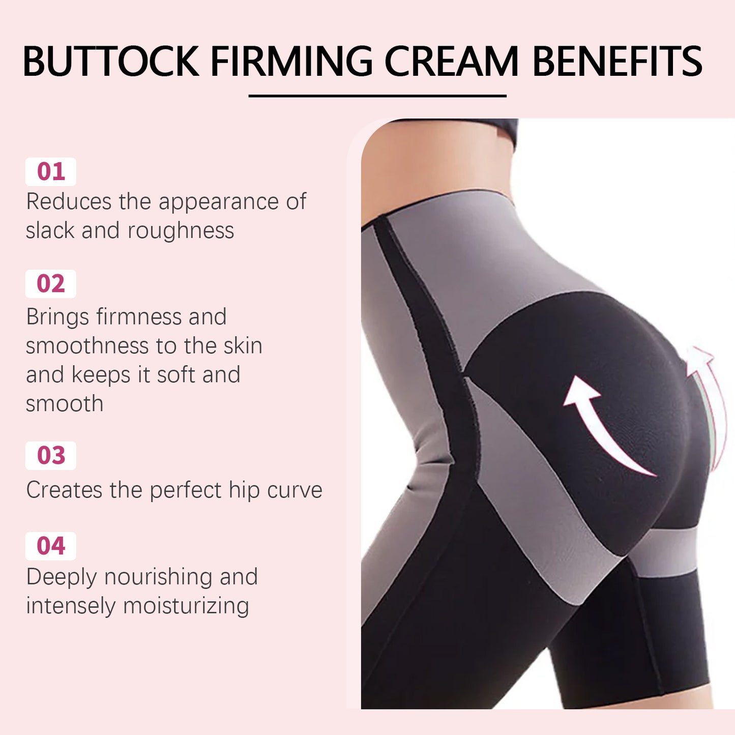 Butt Firming & Lifting Cream - Moisturizing Hip Enhancement Treatment
