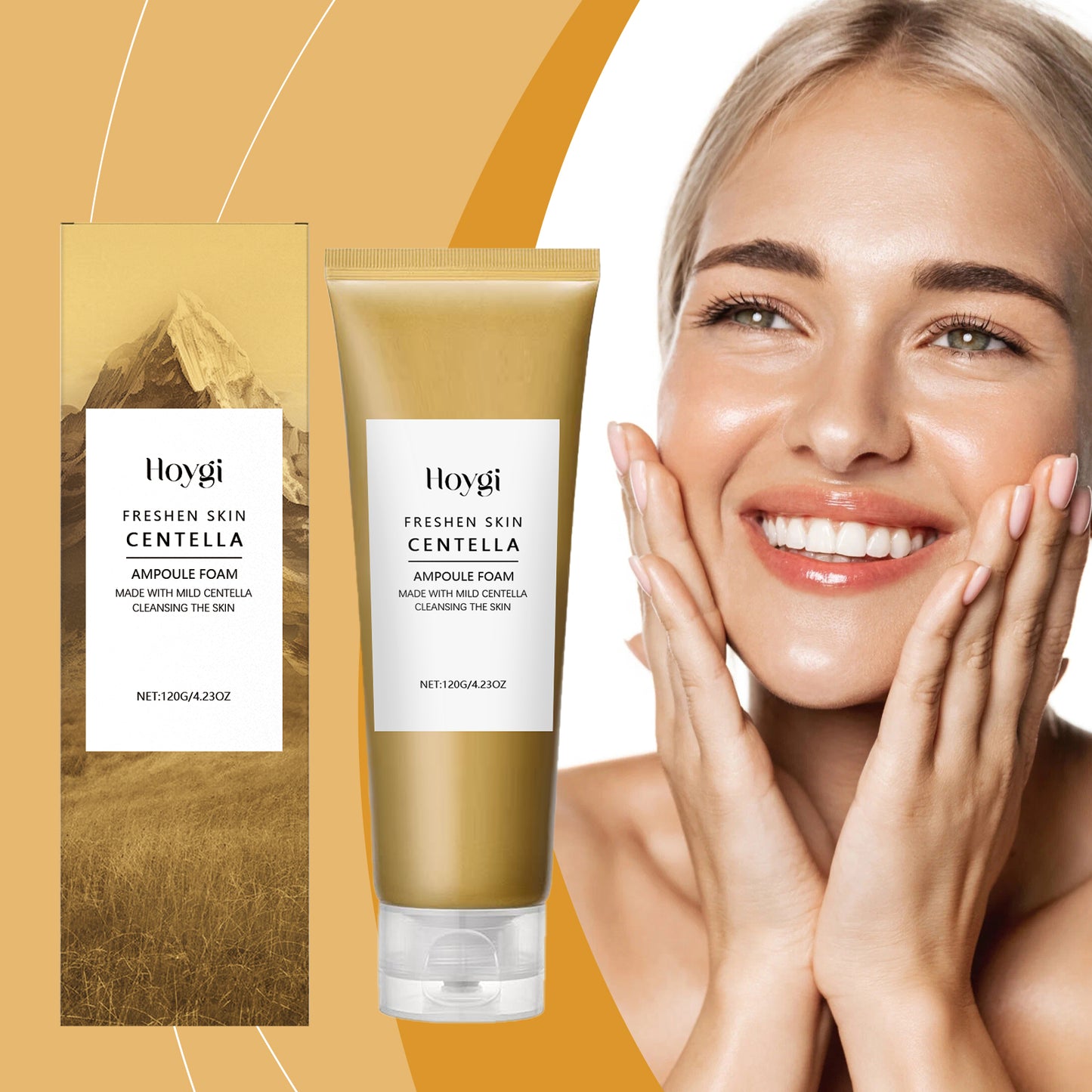 Moisturizing Facial Cleansing Milk with Snow Grass & Hyaluronic Acid - 120g