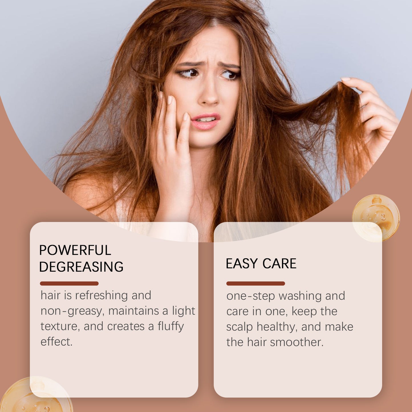 Gentle Cleansing Hair Shampoo 120ml for Sensitive Scalp & Natural Ingredients