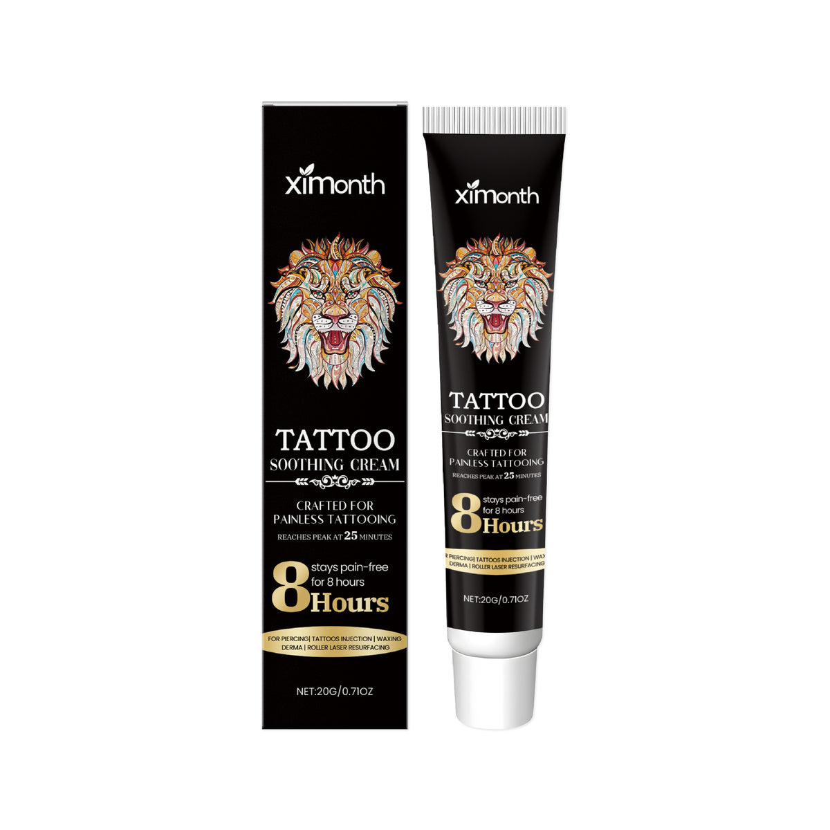 Tattoo Soothing Neck Cream Gentle Cleaning