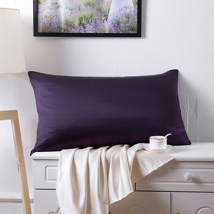 Silk Pillowcase Double-Sided European Style 100% Mulberry Satin Home Decor