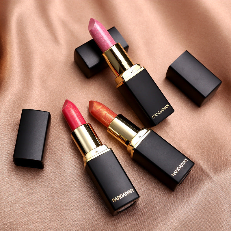 Mermaid Metallic Lipstick - Color Changing Pearlescent Lip Color with Temperature Effect