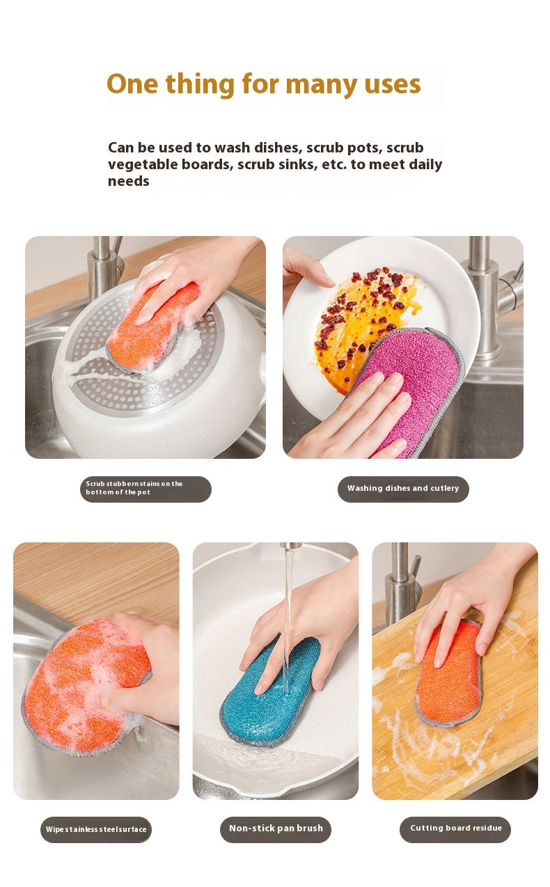 Microfiber Kitchen Dishwashing Sponge Mop - Thick, Absorbent Cleaning Tool