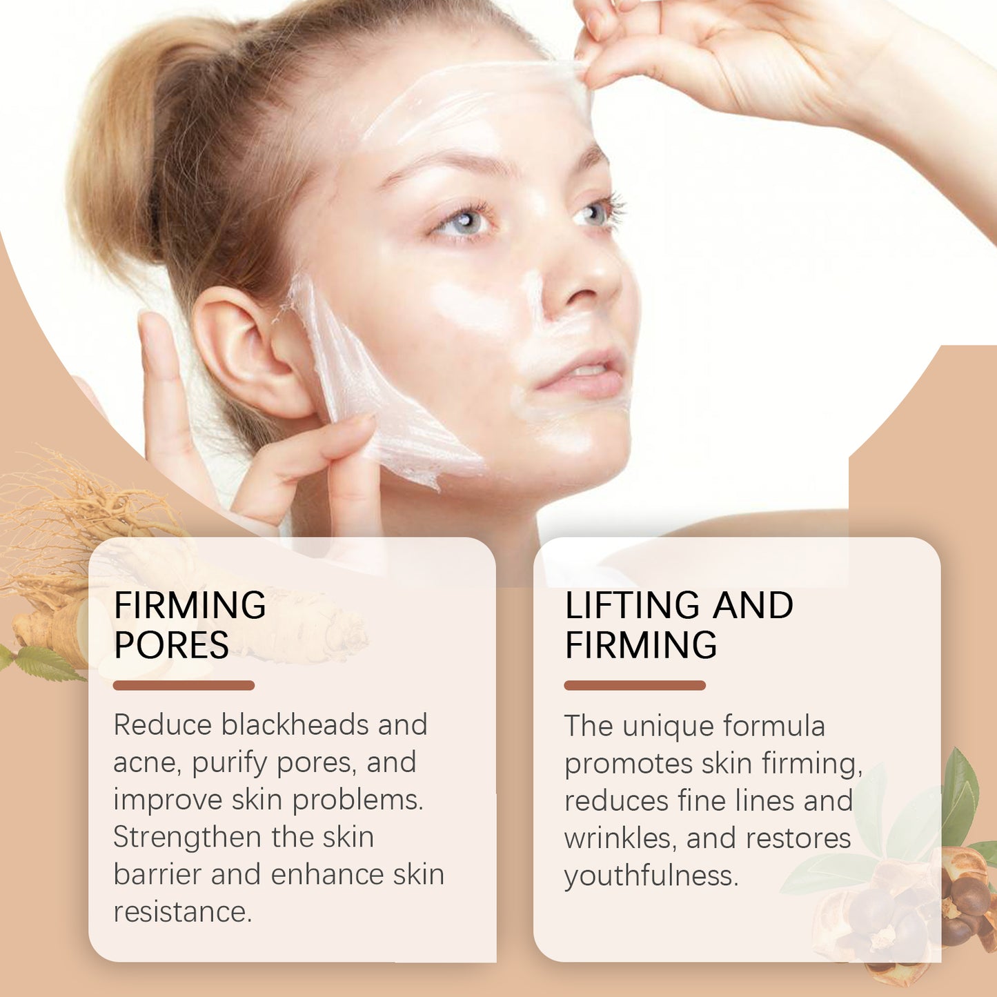 Collagen Peel-Off Face Mask - Moisturizing & Pore Purifying Treatment