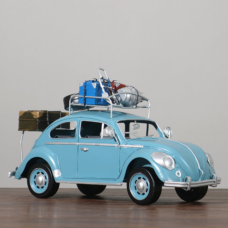 Retro Iron Car Model Decoration - Classic Vehicle Home & Garden Prop