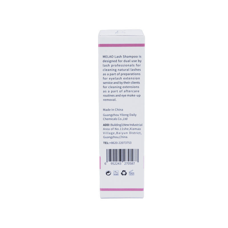 Eyelash Shampoo Moisturizing Frizz Cleaning Solution 50ml for Ladies