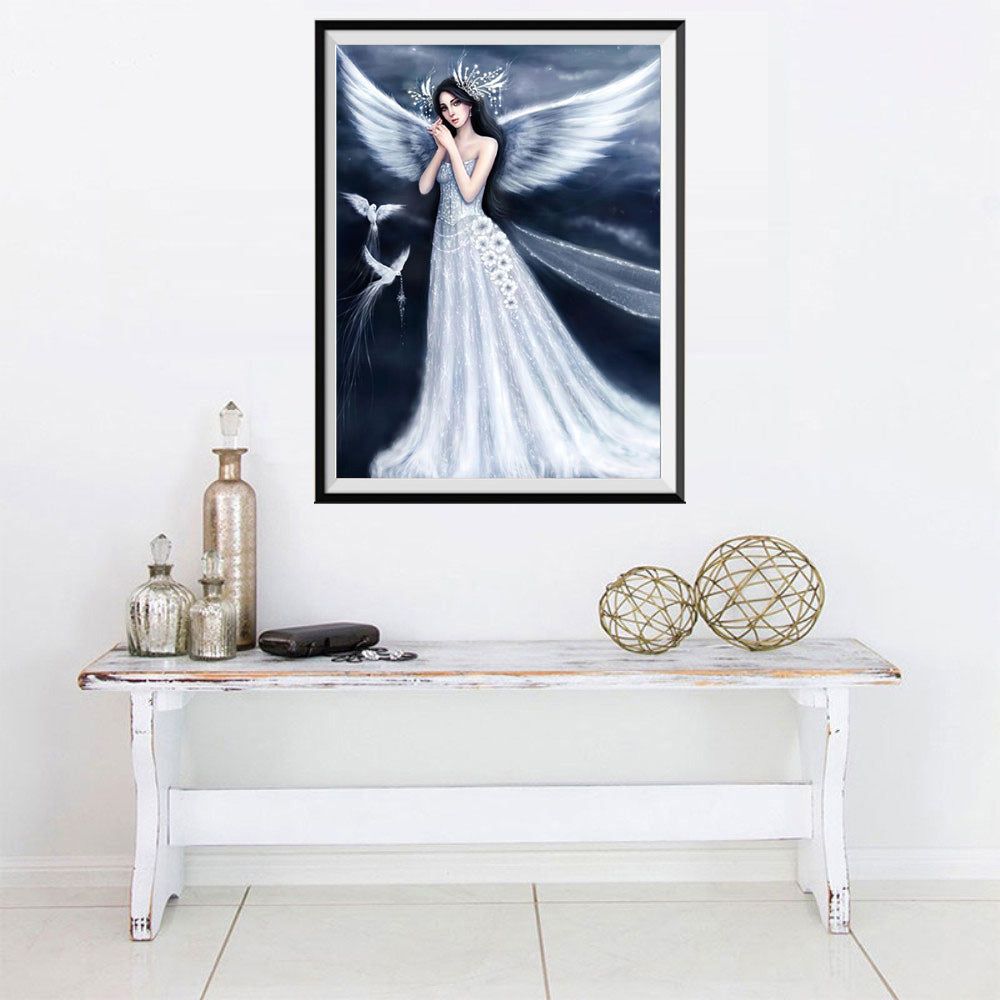 DIY Diamond Painting Kit - Beautiful Characters 30x40cm Round Style