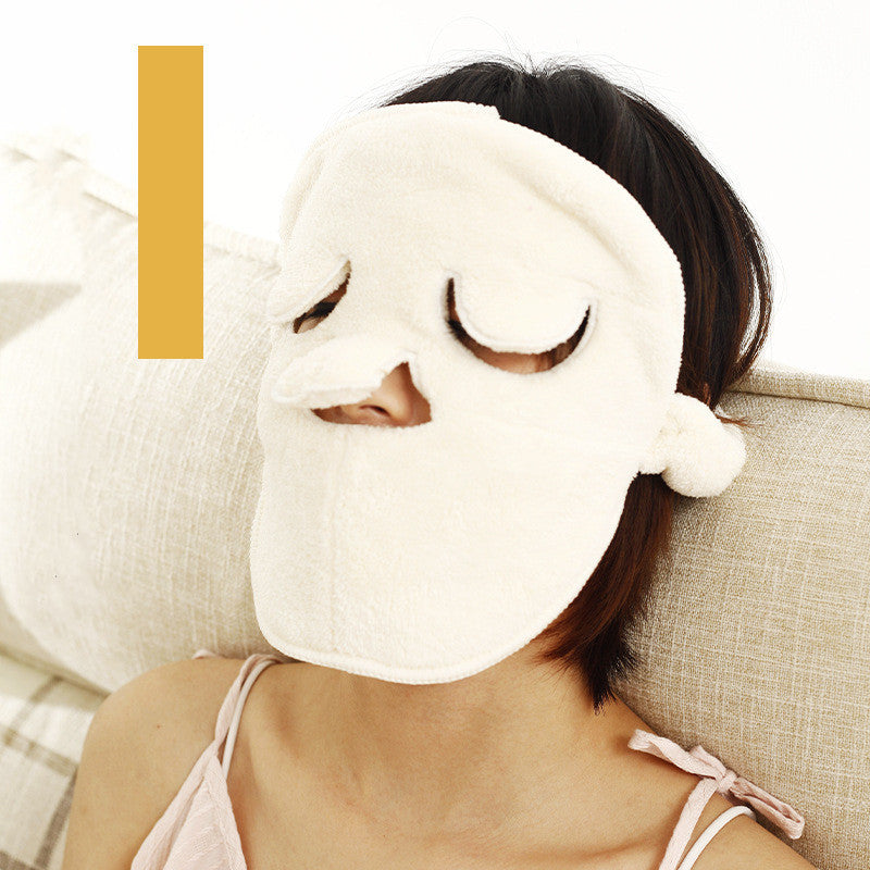 Hydrating Facial Cold Compress Towel - Skin-Friendly, Reusable, 24x24cm