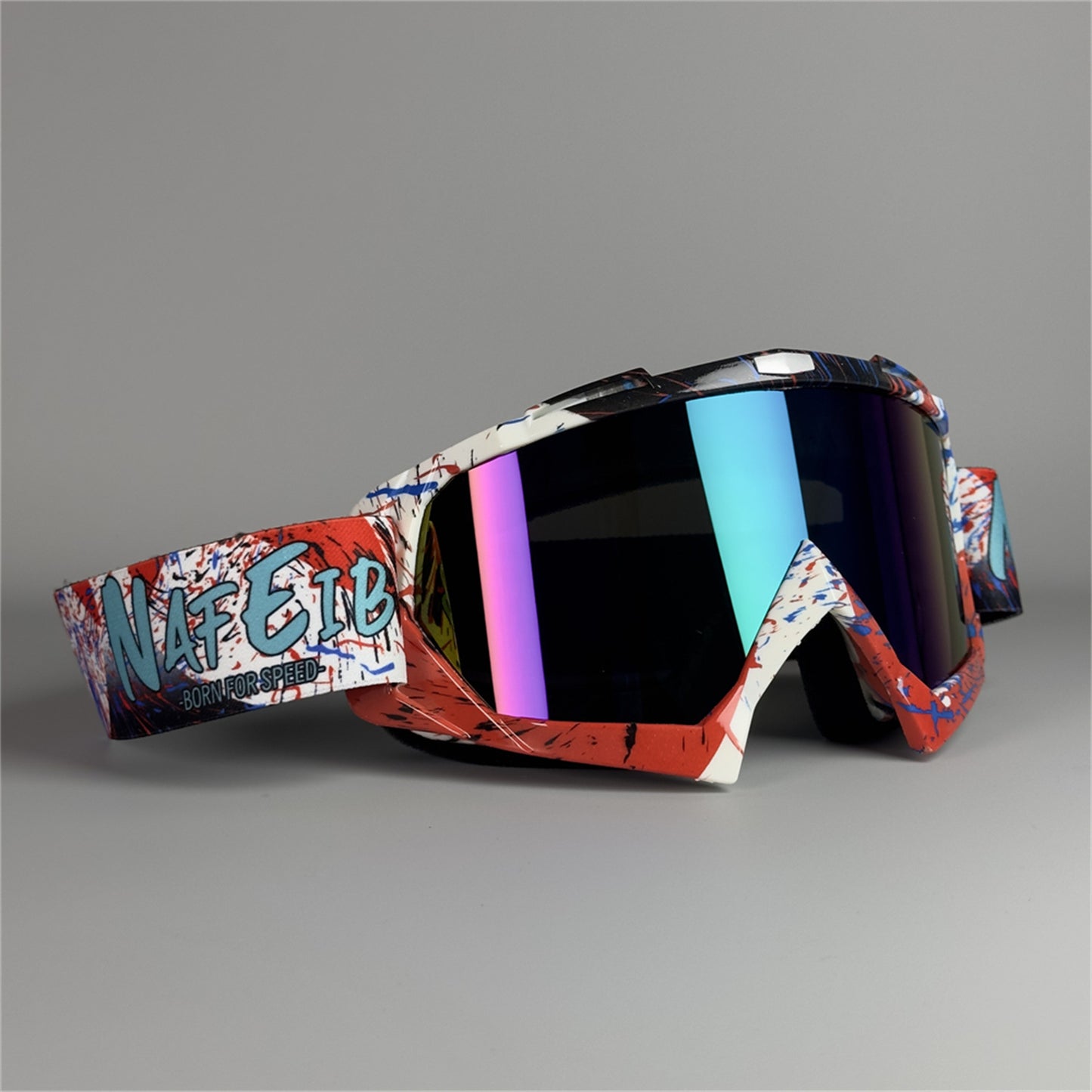 Off-Road Motorcycle Goggles - Full Rim TPU Frame