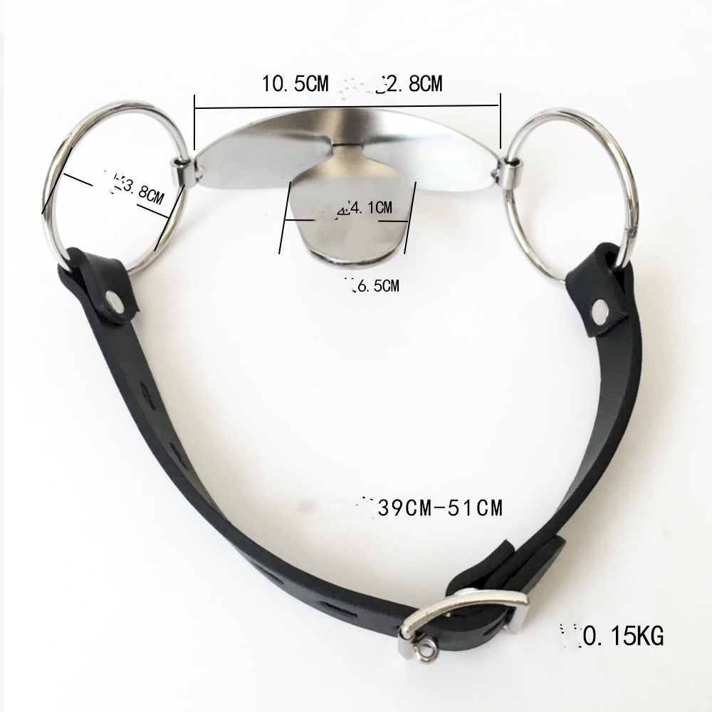 Stainless Steel Tongue Flail for Adult Wellness - Black