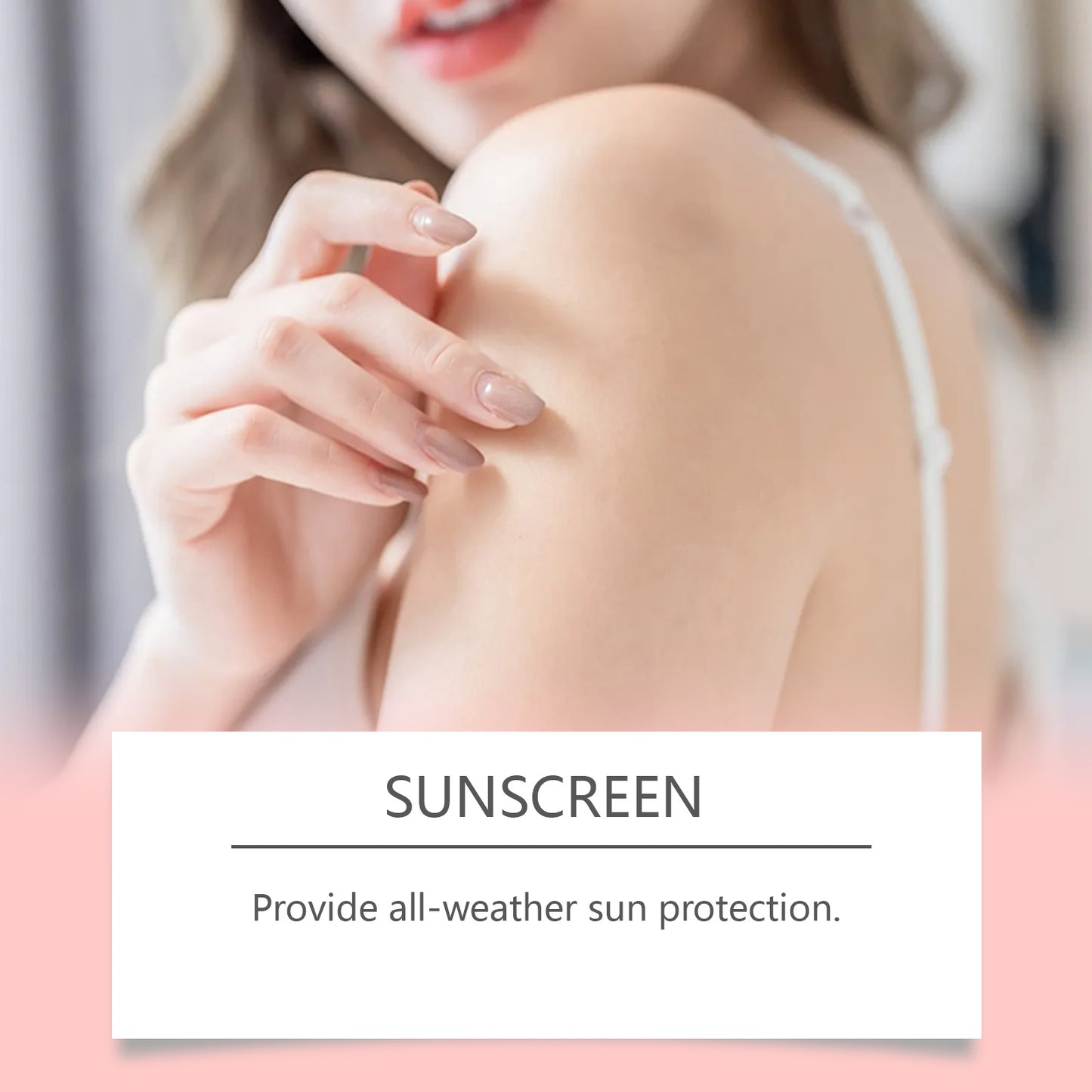 Protective Moisturizing Sunscreen Cream - Brightening Facial Skincare 50g