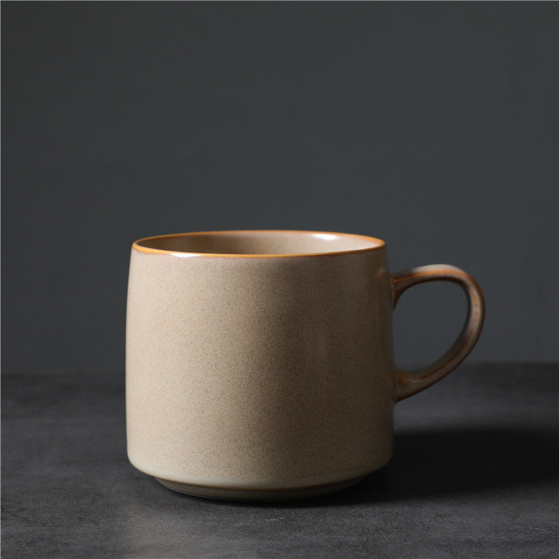 Ceramic Water Cup Set - Multiple Colors & 440ml Capacity for Coffee & Tea