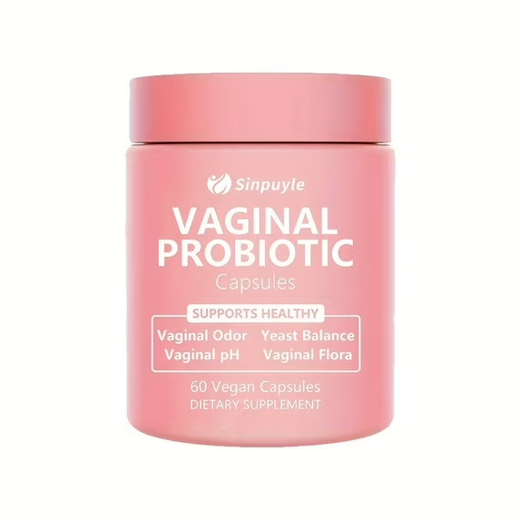 Feminine Vaginal Probiotic - pH Balance & Odor Control - 60 Vegan Capsules