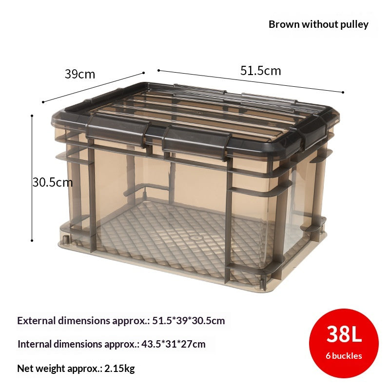 Airtight Waterproof Food Storage Container - Household Organization Bin