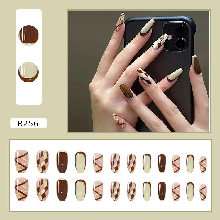 Fake Nail Art Patches - Wearable Nail Decorations for DIY Manicure